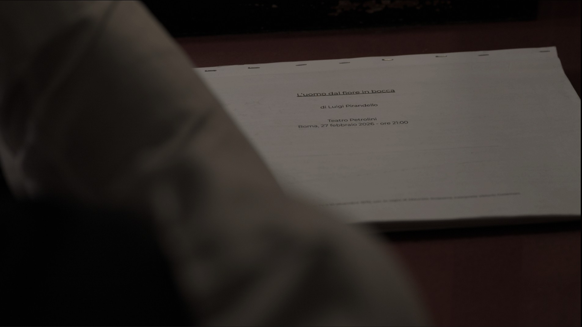 L'uomo dal fiore in bocca in streaming su LumenTV dal 10 aprile